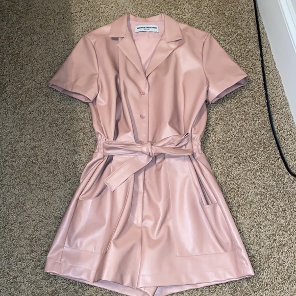 Amanda Uprichard leather romper. Worn once and in great condition! - Picture 2 of 3